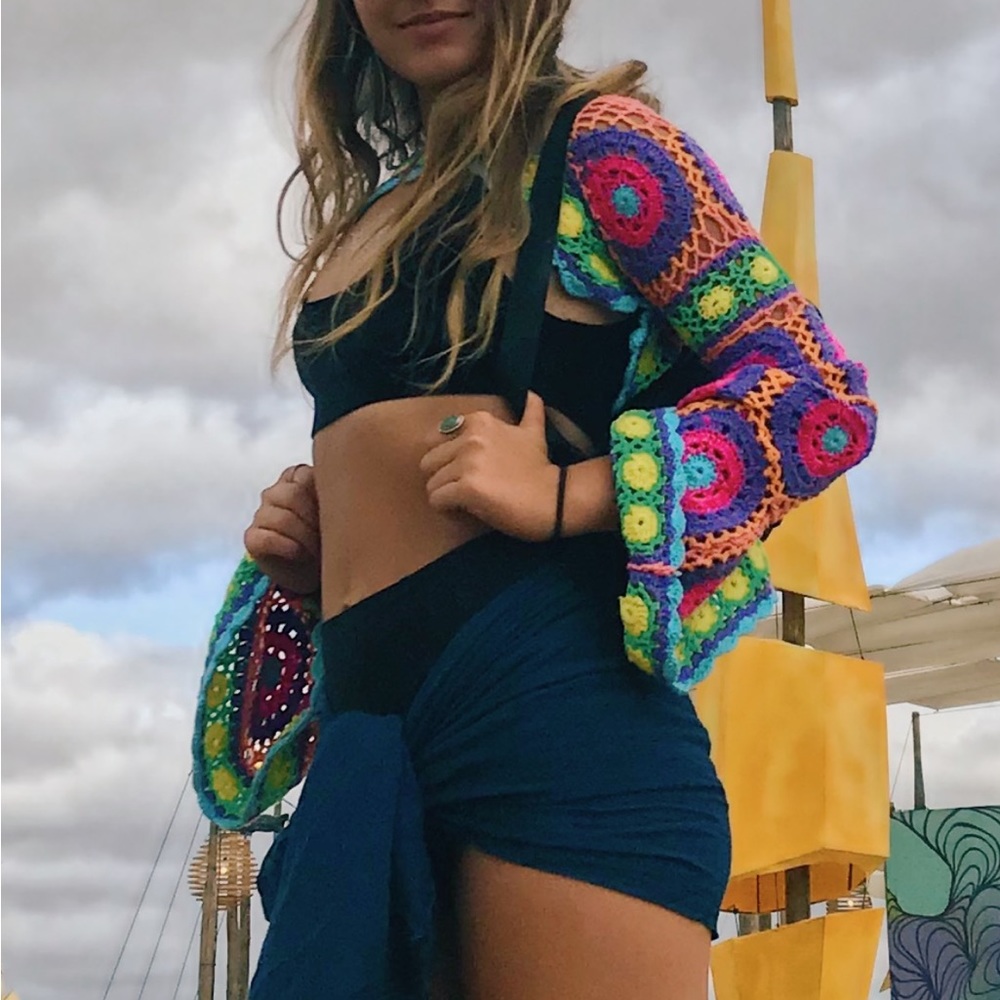 Crochet top.